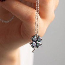 Four Leaf Clover Necklace ¥ Shamrock Necklace Silver ¥ Good Luck GiftNecklacesLeaf Clover Necklace ¥ Shamrock Necklace Silver ¥ Good Luck Gift