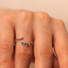 Green CZ Ring - Gold Vermeil Ring - Green Zirconia Birthstone Ring - Trending Silver Gifts