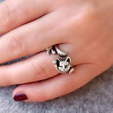 Super Cat Adjustable Ring ¥ Cat Adjustable Ring ¥ Sterling Silver Cat - Trending Silver Gifts