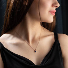 Sapphire Necklace Gold ¥ Birthstone Necklace For Mom ¥ Gift For Her - Trending Silver Gifts