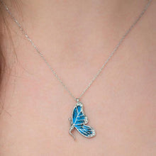 Butterfly Necklace Silver ¥ Butterfly Wings Necklace ¥ Fairy Necklace - Trending Silver Gifts