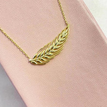 Golden Harvest Wheat Head Necklace - Celebrate the Seasons ¥ Abundent - Trending Silver Gifts