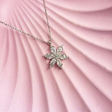 Gold Layered Lotus Flower Necklace ¥ Charm White Lotus Silver Necklace - Trending Silver Gifts