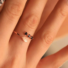 Elegant Black Zircon Silver Ring - Timeless Design, Perfect Gift - Trending Silver Gifts