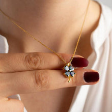 Four Leaf Clover Necklace ¥ Shamrock Necklace Silver ¥ Good Luck GiftNecklacesLeaf Clover Necklace ¥ Shamrock Necklace Silver ¥ Good Luck Gift