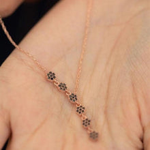 Silver Y Necklace ¥ Dainty Y Turquoise Necklace ¥ Daisy Necklace Silver - Trending Silver Gifts