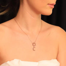 Sun And Moon Harmony Necklace Balance And Beauty, Sun And Moon Pendant - Trending Silver Gifts