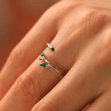 Green CZ Ring - Gold Vermeil Ring - Green Zirconia Birthstone Ring - Trending Silver Gifts