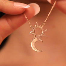 Sun And Moon Harmony Necklace Balance And Beauty, Sun And Moon Pendant - Trending Silver Gifts