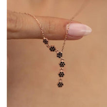 Silver Y Necklace ¥ Dainty Y Turquoise Necklace ¥ Daisy Necklace Silver - Trending Silver Gifts