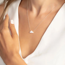 White Cloud Necklace ¥ Cloud Pendant Necklace ¥ Opal Cloud Necklace - Trending Silver Gifts