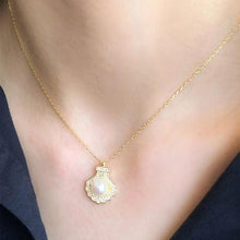 Oyster and Pearl Necklace: Handmade Jewelry with Natural Charm - Trending Silver Gifts