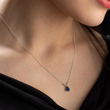 Sapphire Necklace Gold ¥ Birthstone Necklace For Mom ¥ Gift For Her - Trending Silver Gifts