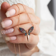 Dragonfly Pendant Necklace ¥ Dragonfly Necklace Silver ¥ Gift For Her - Trending Silver Gifts