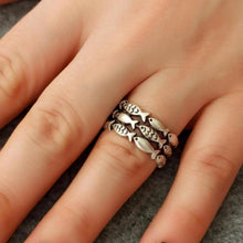 Swimming Against The Current. Sterling Adjustable Ring ¥ Gift For Her - Trending Silver Gifts