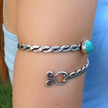 Silver Armlet Smooth With Hammered Ends Lightly Curved Wisps Arm Band - Trending Silver Gifts