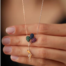 Balloon Girl Necklace ¥ Mothers Day Necklace ¥ New Mother Necklace - Trending Silver Gifts
