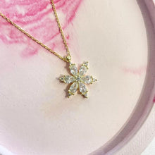 Gold Layered Lotus Flower Necklace ¥ Charm White Lotus Silver Necklace - Trending Silver Gifts