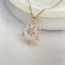 Gold Layered Lotus Flower Necklace ¥ Charm White Lotus Silver Necklace - Trending Silver Gifts