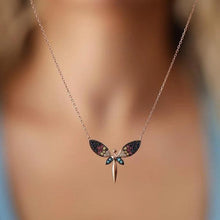 Dragonfly Pendant Necklace ¥ Dragonfly Necklace Silver ¥ Gift For Her - Trending Silver Gifts