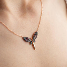 Dragonfly Pendant Necklace ¥ Dragonfly Necklace Silver ¥ Gift For Her - Trending Silver Gifts