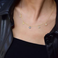 Luck Necklace Gold ¥ Evil Eye Necklace Gold ¥ Lucky Horseshoe Necklace - Trending Silver Gifts