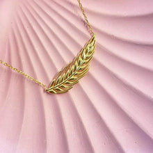 Golden Harvest Wheat Head Necklace - Celebrate the Seasons ¥ Abundent - Trending Silver Gifts