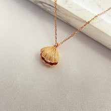 Rustic Pearl and Oyster Shell Pendant Necklace with Bohemian Flair - Trending Silver Gifts