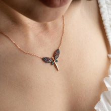Dragonfly Pendant Necklace ¥ Dragonfly Necklace Silver ¥ Gift For Her - Trending Silver Gifts