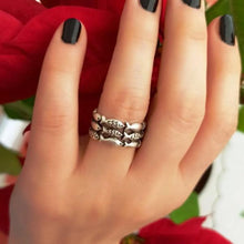 Swimming Against The Current. Sterling Adjustable Ring ¥ Gift For Her - Trending Silver Gifts