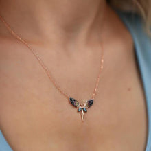 Dragonfly Pendant Necklace ¥ Dragonfly Necklace Silver ¥ Gift For Her - Trending Silver Gifts