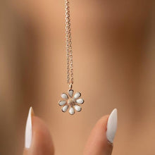 Daisy Flower Necklace, Daisy Pendant Necklace, Flower Pendant Necklace - Trending Silver Gifts