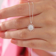 Sun Necklace Pendant ¥ Sunshine Necklace ¥ Sun Necklace Silver - Trending Silver Gifts