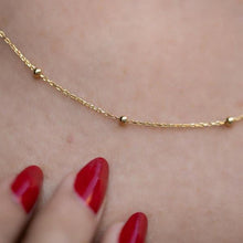 Satellite Chain Necklace Gold ¥ Simple Necklace Satellite Chain - Trending Silver Gifts