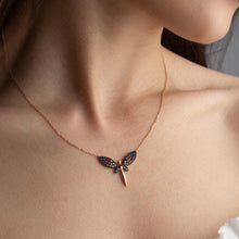Dragonfly Pendant Necklace ¥ Dragonfly Necklace Silver ¥ Gift For Her - Trending Silver Gifts