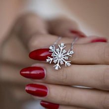 Snowflake Pendant Necklace ¥ Snowflake Necklace Silver - Trending Silver Gifts