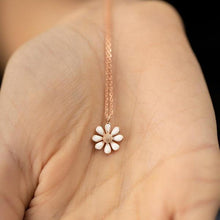 Daisy Flower Necklace, Daisy Pendant Necklace, Flower Pendant Necklace - Trending Silver Gifts