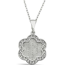 Handmade Flower Necklace Silver ¥ Handmade Flower Pendants - Trending Silver Gifts