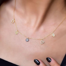 Luck Necklace Gold ¥ Evil Eye Necklace Gold ¥ Lucky Horseshoe Necklace - Trending Silver Gifts
