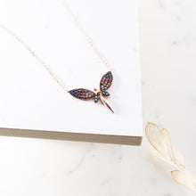 Dragonfly Pendant Necklace ¥ Dragonfly Necklace Silver ¥ Gift For Her - Trending Silver Gifts