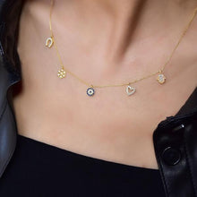Luck Necklace Gold ¥ Evil Eye Necklace Gold ¥ Lucky Horseshoe Necklace - Trending Silver Gifts