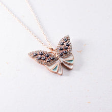 Blue Butterfly Necklace Gold ¥ Evil Eye Necklace Gold ¥ Gift For Her - Trending Silver Gifts