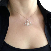 Lotus Necklace Gold ¥ Lotus Flower Necklace ¥ Gift For Yoga Lover - Trending Silver Gifts