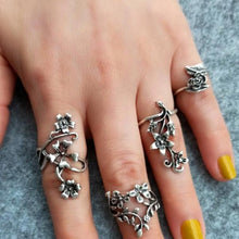 Flower Ring Set ¥ Lotus, Sunflower, Daisy ring set ¥ Silver Daisy Ring - Trending Silver Gifts