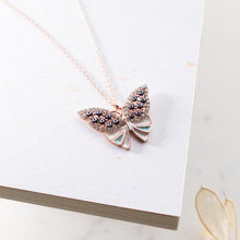 Blue Butterfly Necklace Gold ¥ Evil Eye Necklace Gold ¥ Gift For Her - Trending Silver Gifts
