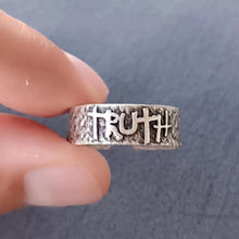 Truth Adjustable Gothic Silver Ring - Justice for Johnny Depp Ring - Trending Silver Gifts
