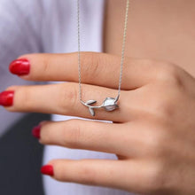 Tulip Fire Opal Necklace ¥ October Birthstone Necklace Gold - Trending Silver Gifts