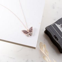 Blue Butterfly Necklace Gold ¥ Evil Eye Necklace Gold ¥ Gift For Her - Trending Silver Gifts