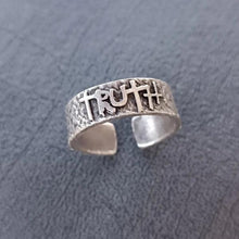 Truth Adjustable Gothic Silver Ring - Justice for Johnny Depp Ring - Trending Silver Gifts