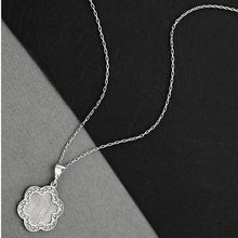 Handmade Flower Necklace Silver ¥ Handmade Flower Pendants - Trending Silver Gifts